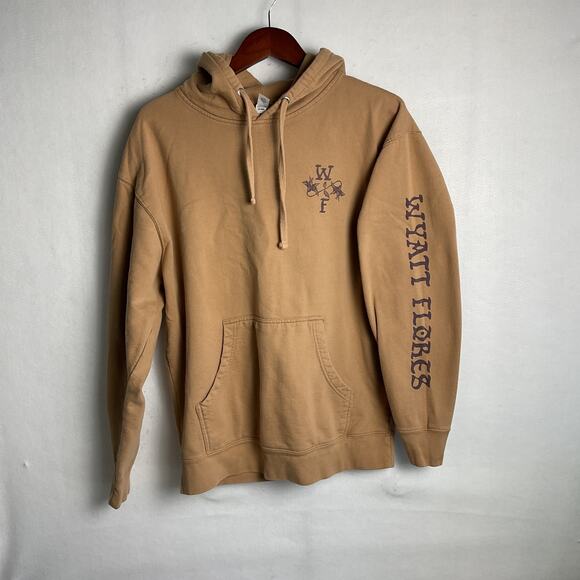 Independent Trading Wyatt Flores Mens Fleece Lined Pullover Hoodie Large SS4500P - Picture 2 of 13